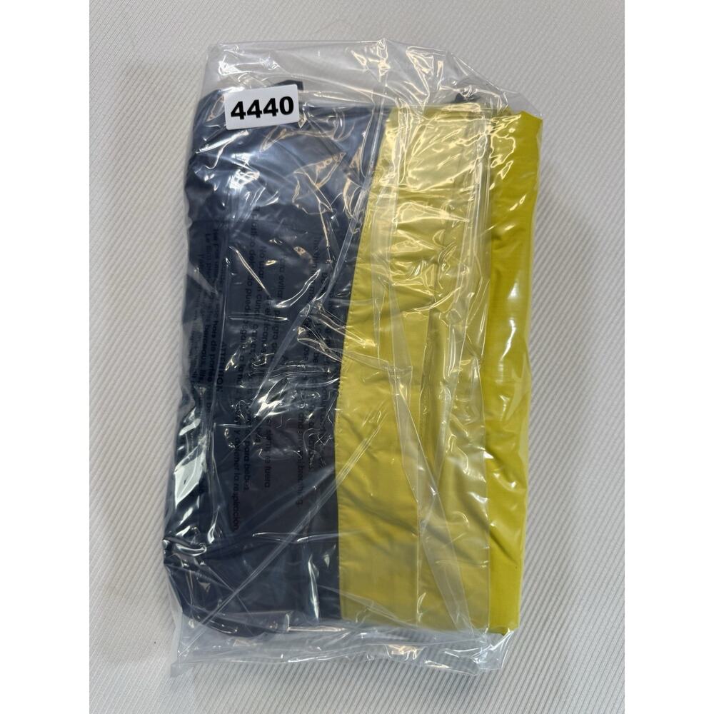 The North Face DryVent Rain Jacket Mens Large Black Yellow Hooded Waterproof - Picture 7 of 7